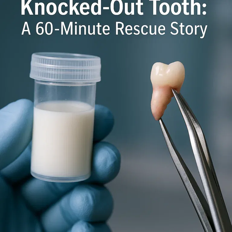 Saving a Knocked-Out Tooth: A 60-Minute Rescue Story