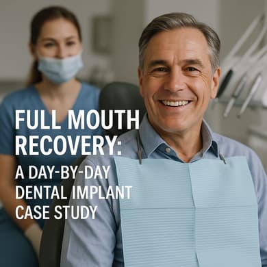Full Mouth Recovery: A Day-by-Day Dental Implant Case Study