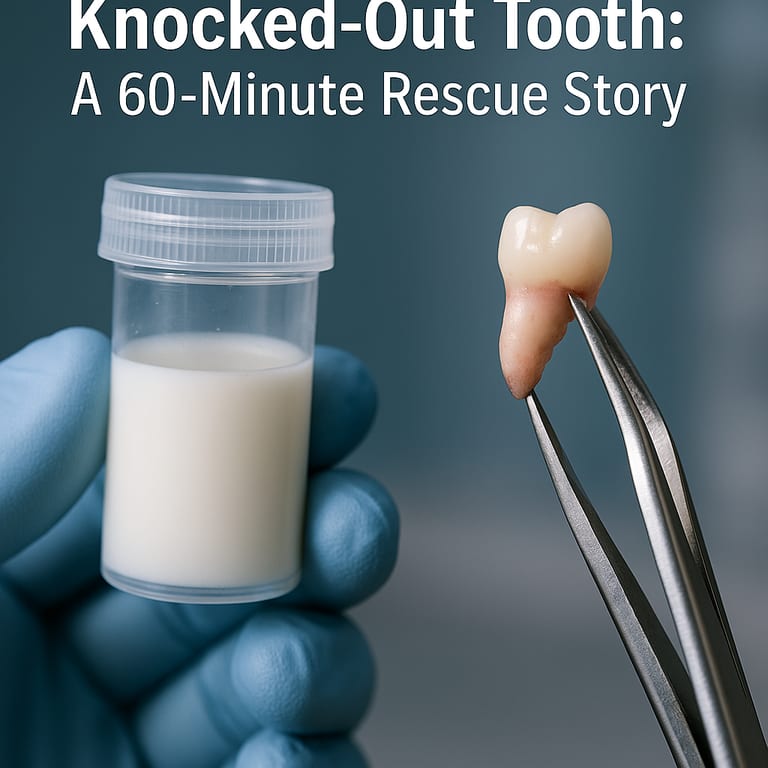 Saving a Knocked-Out Tooth: A 60-Minute Rescue Story